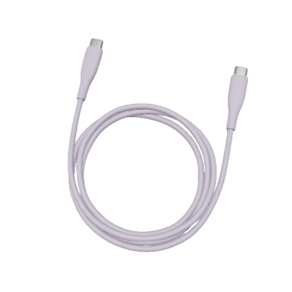 Heyday Lavender 3' USB-C to USB-C Chargng Cable - 2pk